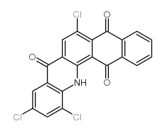 Naphth[2,3-c]acridine-5,8,14(13H)-trione,6,10,12-trichloro- picture