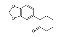 2-(1,3-benzodioxol-5-yl)cyclohexan-1-one Structure