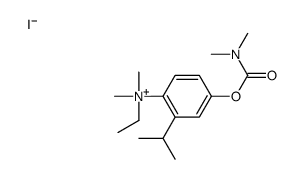 [4-(dimethylcarbamoyloxy)-2-propan-2-ylphenyl]-ethyl-dimethylazanium,iodide Structure