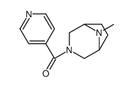 3-Isonicotinoyl-8-methyl-3,8-diazabicyclo[3.2.1]octane structure