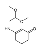 3-(2,2-dimethoxyethylamino)cyclohex-2-en-1-one结构式