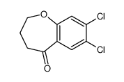 7,8-dichloro-3,4-dihydro-2H-1-benzoxepin-5-one Structure