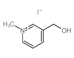 Pyridinium,3-(hydroxymethyl)-1-methyl-, iodide (1:1) structure