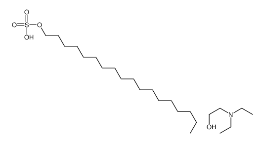 2-(diethylamino)ethanol,octadecyl hydrogen sulfate Structure