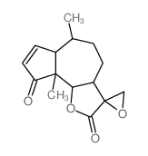 Spiro[azuleno[4,5-b]furan-3(2H),2'-oxirane]-2,9(3aH)-dione,4,5,6,6a,9a,9b-hexahydro-6,9a-dimethyl-, (2'R,3aR,6S,6aR,9aR,9bR)- picture