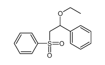 [2-(benzenesulfonyl)-1-ethoxyethyl]benzene Structure