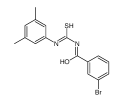 3-bromo-N-[(3,5-dimethylphenyl)carbamothioyl]benzamide结构式