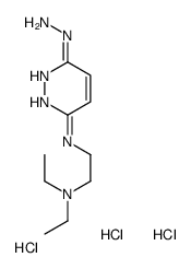 N',N'-diethyl-N-(6-hydrazinylpyridazin-3-yl)ethane-1,2-diamine,trihydrochloride Structure