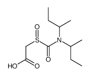 2-[di(butan-2-yl)carbamoylsulfinyl]acetic acid结构式