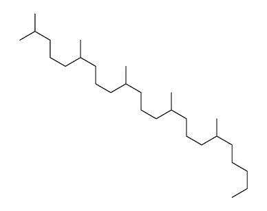 2,6,10,14,18-pentamethyltricosane Structure