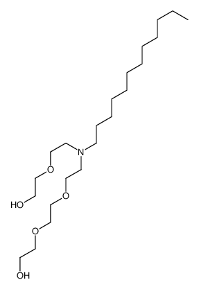 2-[2-[dodecyl-[2-[2-(2-hydroxyethoxy)ethoxy]ethyl]amino]ethoxy]ethanol Structure