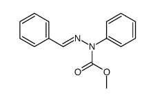 methyl N-(benzylideneamino)-N-phenylcarbamate结构式