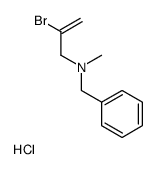 benzyl-(2-bromoprop-2-enyl)-methylazanium,chloride结构式