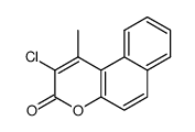 3-chloro-4-methylbenzo[f]coumarin Structure