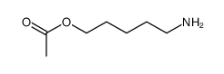 Acetic acid 5-amino-pentyl ester结构式