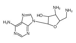 3',5'-二氨基-3',5'-二脱氧腺苷结构式