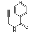 4-Pyridinecarboxamide,N-2-propynyl-(9CI)结构式