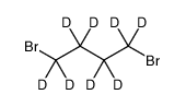 1,4-DIBROMOBUTANE-D8 Structure