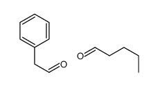 pentanal,2-phenylacetaldehyde Structure