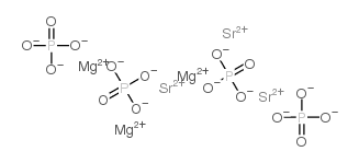 Phosphoric acid, magnesium strontium salt, tin-doped Structure