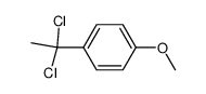 1-(1,1-dichloroethyl)-4-methoxybenzene Structure