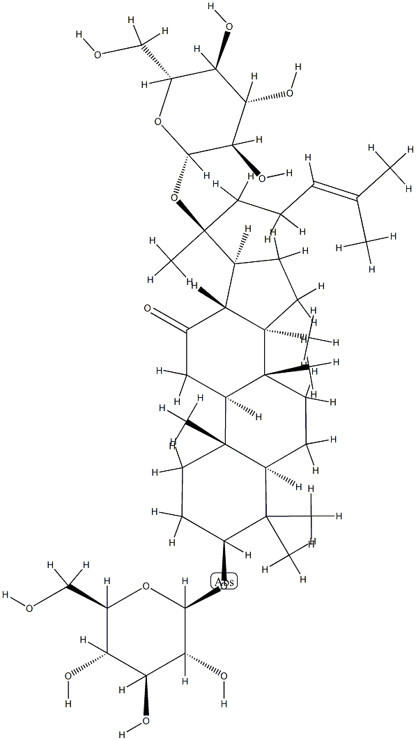 (20S)-3β,20-Bis(β-D-glucopyranosyloxy)dammara-24-ene-12-one picture