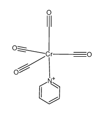 (η(1)-C5H5N)Cr(CO)4 Structure