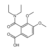 N,N-diethyl 2-carboxy-5,6-dimethoxybenzamide结构式