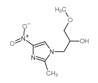 1H-Imidazole-1-ethanol, .alpha.- (methoxymethyl)-2-methyl-4-nitro- Structure