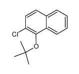 1-tert-butoxy-2-chloronaphthalene结构式