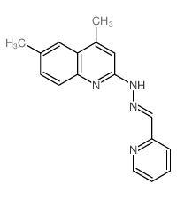 2-Pyridinecarboxaldehyde,2-(4,6-dimethyl-2-quinolinyl)hydrazone picture