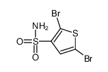 2,5-dibromothiophene-3-sulfonamide结构式