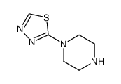 2-Piperazin-1-yl-1,3,4-thiadiazole Structure
