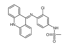 N-[4-(acridin-9-ylamino)-3-chlorophenyl]methanesulfonamide Structure