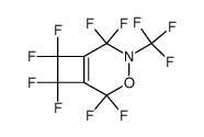 2,2,5,5,7,7,8,8-Octafluoro-4-(trifluoromethyl)-3-oxa-4-azabicyclo[4.2.0]oct-1(6)-ene结构式