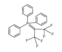 (perfluoropropan-2-ylidene)triphenyl-l5-phosphane结构式