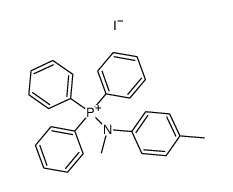 (methyl(p-tolyl)amino)triphenylphosphonium iodide Structure