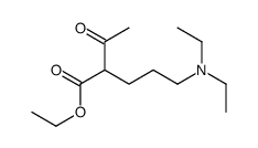 ethyl 2-acetyl-5-(diethylamino)pentanoate Structure