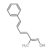 (NZ)-N-(6-phenylhexa-3,5-dien-2-ylidene)hydroxylamine Structure