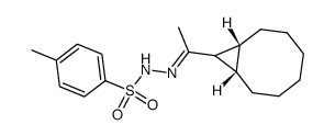 9-acetyl-cis-bicyclo[6.1.0]nonane tosylhydrazone Structure