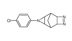 8-(4-chlorophenyl)-3,4,8-triazatetracyclo[4.3.1.02,5.07,9]dec-3-ene Structure