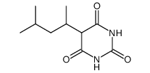 5-(1,3-dimethylbutyl)-5-barbituric acid结构式
