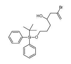 (4R)-2-bromo-7-[tert-butyl(diphenyl)silyl]oxyhept-1-en-4-ol Structure