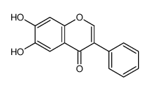 6,7-dihydroxy-3-phenylchromen-4-one Structure