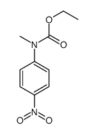 ethyl N-methyl-N-(4-nitrophenyl)carbamate结构式