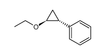 trans-1-Ethoxy-2-phenylcyclopropan结构式