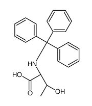 (2S,3R)-3-hydroxy-2-(tritylamino)butanoic acid Structure