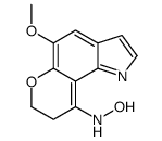 N-(5-methoxy-7,8-dihydropyrano[2,3-g]indol-9-yl)hydroxylamine结构式