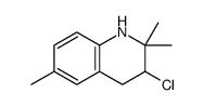 3-chloro-2,2,6-trimethyl-3,4-dihydro-1H-quinoline Structure