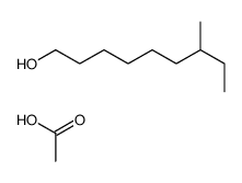 acetic acid,7-methylnonan-1-ol Structure